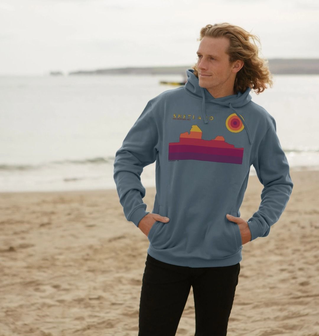 Jarlshof Sunset mans Hoodie