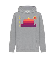 Light Heather Printed Hoody Front