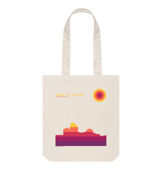 Natural Jarlshof Sunset Tote Bag | Shetland, The Beautiful Isle