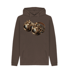 Chocolate Steampunk Goggles - Mens Hoddie