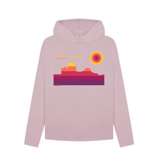 Mauve Jarlshof Sunset Womans Hoodie | Shetland, The Beautiful Isle