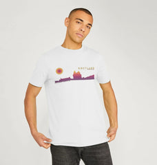 Scalloway Castle Sunset Mens T-Shirt