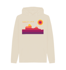 Oat Printed Hoody Front