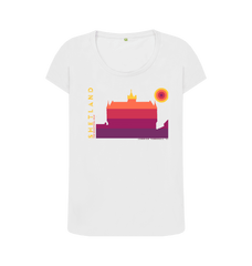 White Printed T-shirt Front