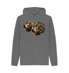 Slate Grey Printed Hoody Front