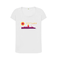 White Printed T-shirt Front