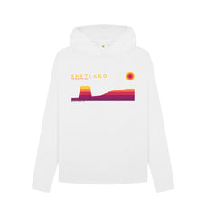 White Mousa Broch Sunset Womans Hoody | Shetland, The Beautiful Isle