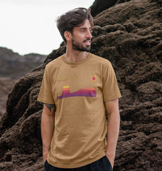 Mousa Broch Sunset mans T-shirt