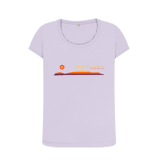 Violet Printed T-shirt Front