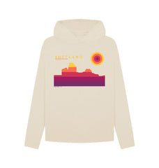 Oat Jarlshof Sunset Womans Hoodie | Shetland, The Beautiful Isle