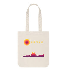 Natural Scalloway Castle Sunset Tote Bag | Shetland, The Beautiful Isle