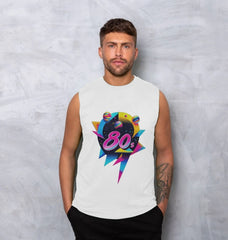 80s Inspired Mens Vest