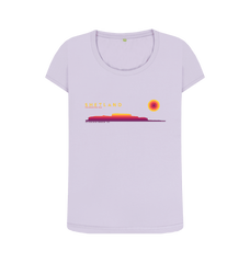 Violet Printed T-shirt Front