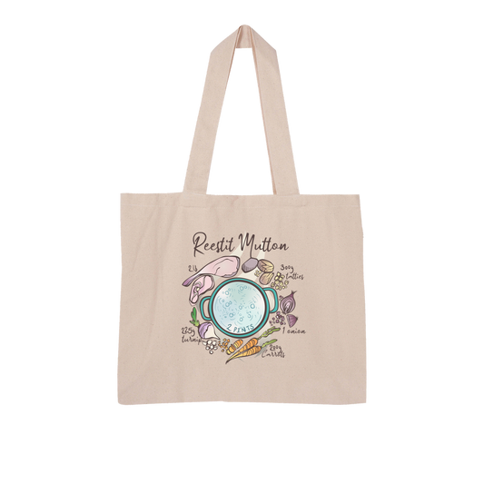 Reestit Mutton Soup Reestit Mutton - Large Organic Tote Bag