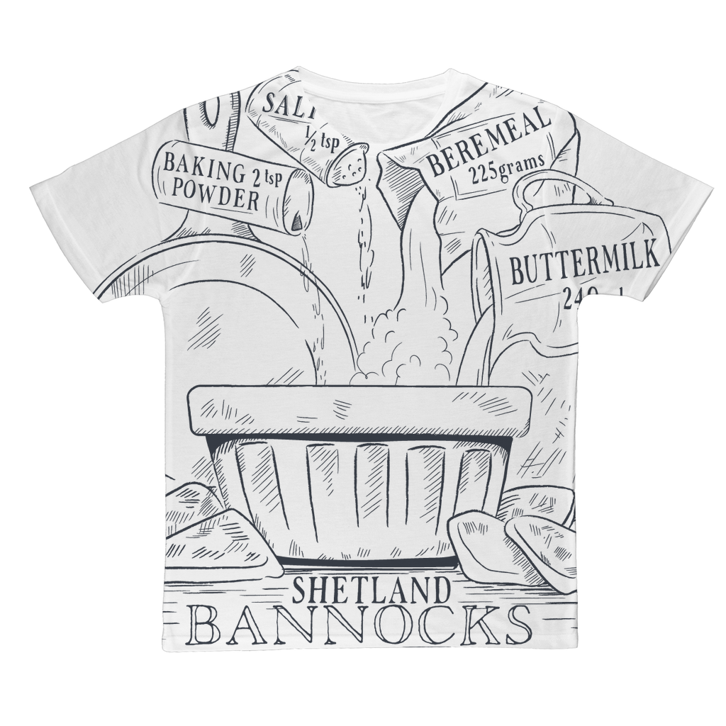 Shetland Bannocks Allover printed T-Shirt