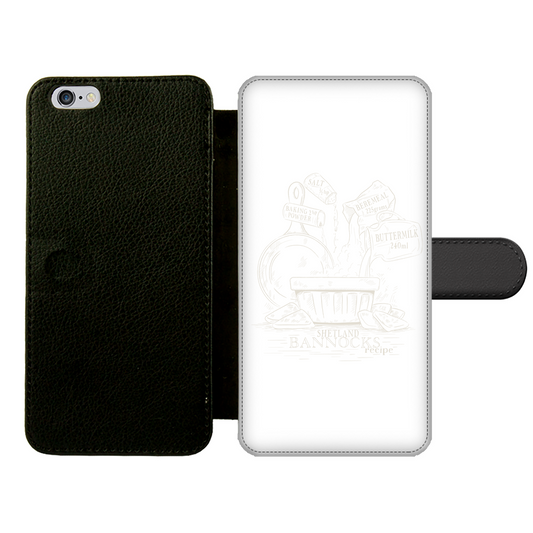 Shetland Bannocks Front Printed Wallet Cases
