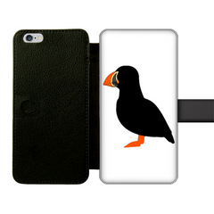 Puffin Front Printed Wallet Cases