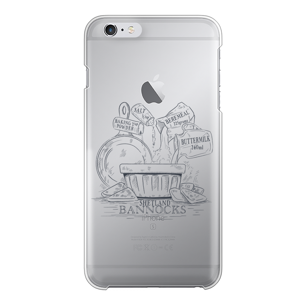 Shetland Bannocks Transparent Hard Phone Case