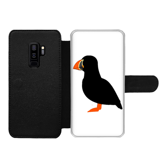 Puffin Front Printed Wallet Cases