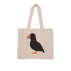 Puffin Large Organic Tote Bag