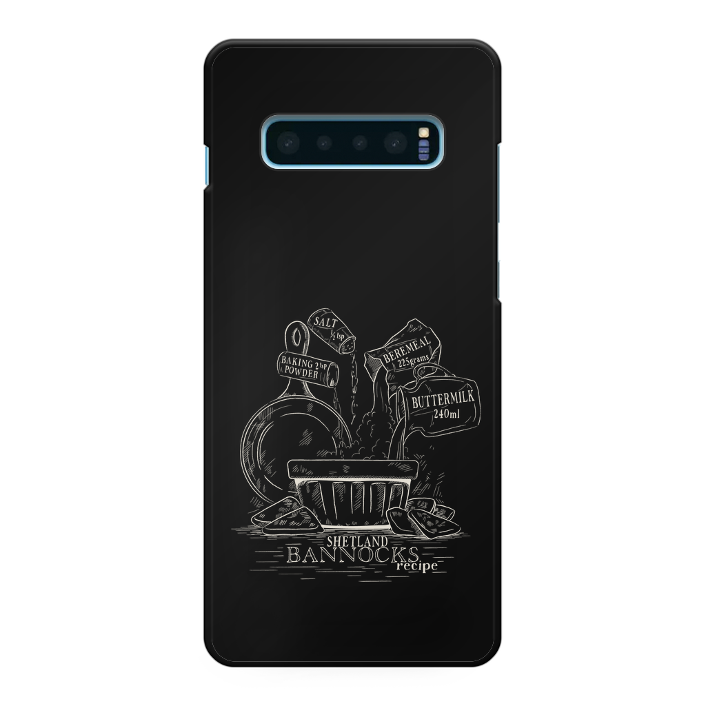 Shetland Bannocks Printed Black Phone Case