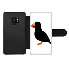 Puffin Front Printed Wallet Cases