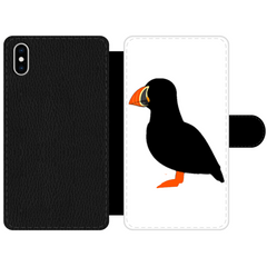 Puffin Front Printed Wallet Cases