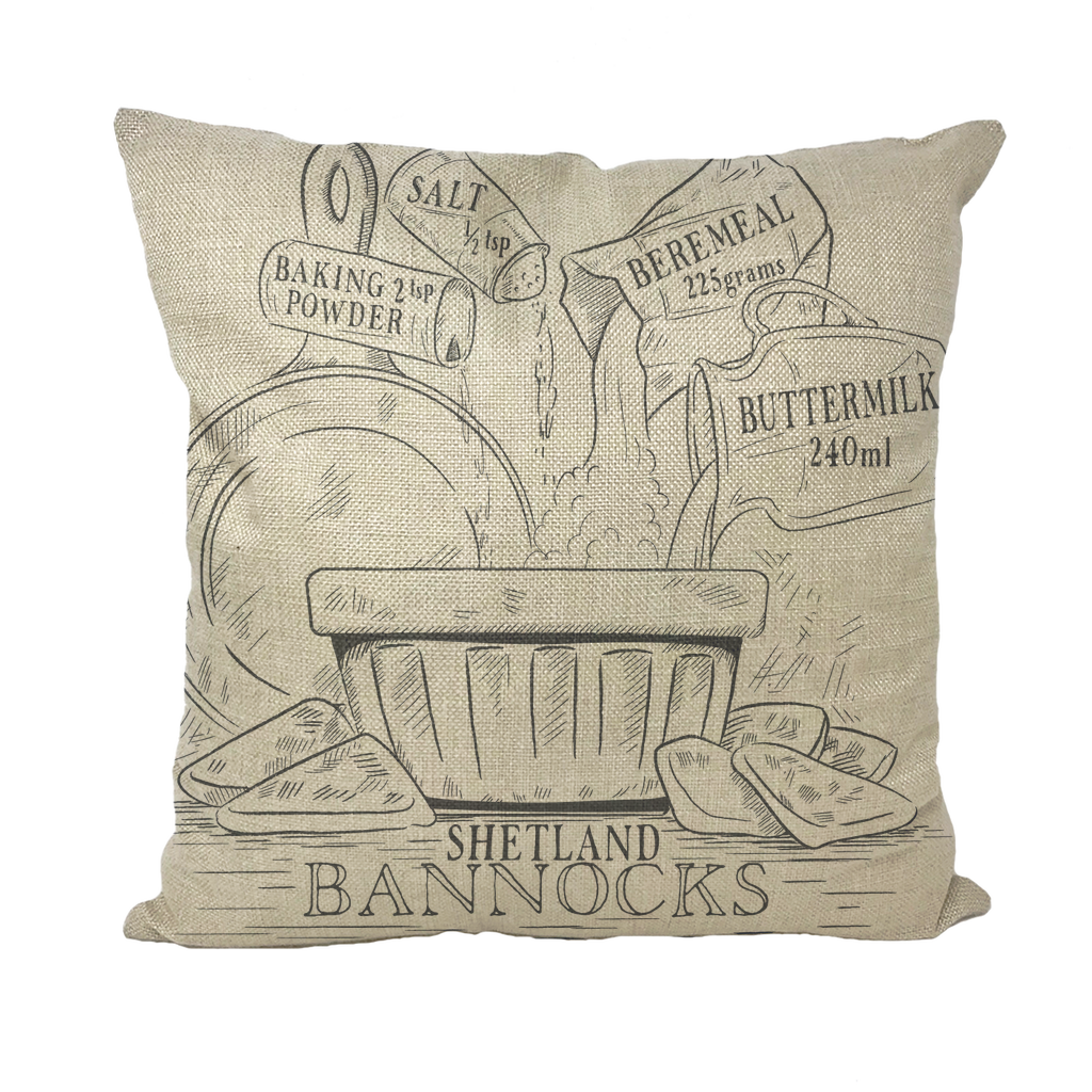 Shetland Bannocks Throw Pillow with Insert