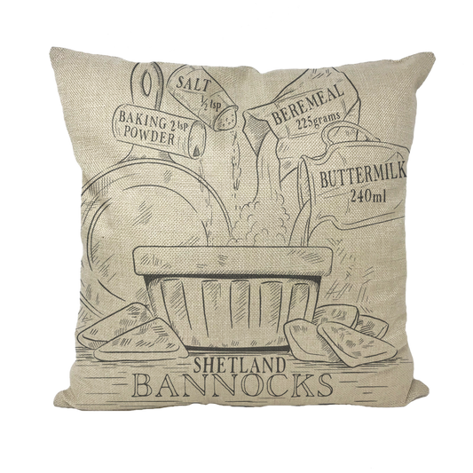 Shetland Bannocks Throw Pillow with Insert