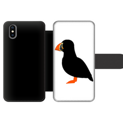 Puffin Front Printed Wallet Cases