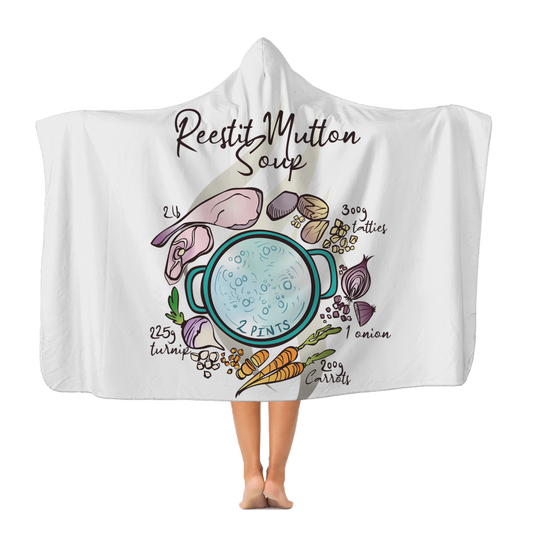 Reestit Mutton Soup Reestit Mutton - Premium Hooded Blanket