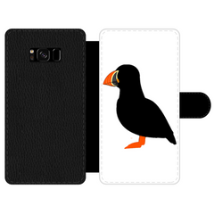 Puffin Front Printed Wallet Cases