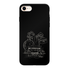 Shetland Bannocks Printed Black Soft Phone Case