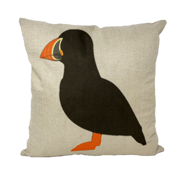Puffin Throw Pillows