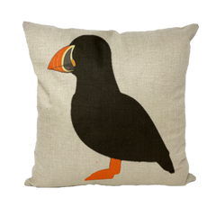 Puffin Throw Pillows